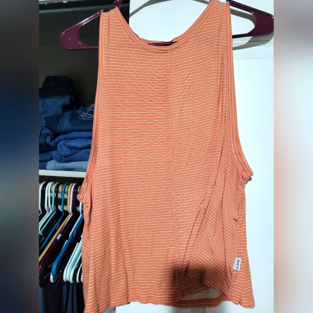 RVCA long crop Tank